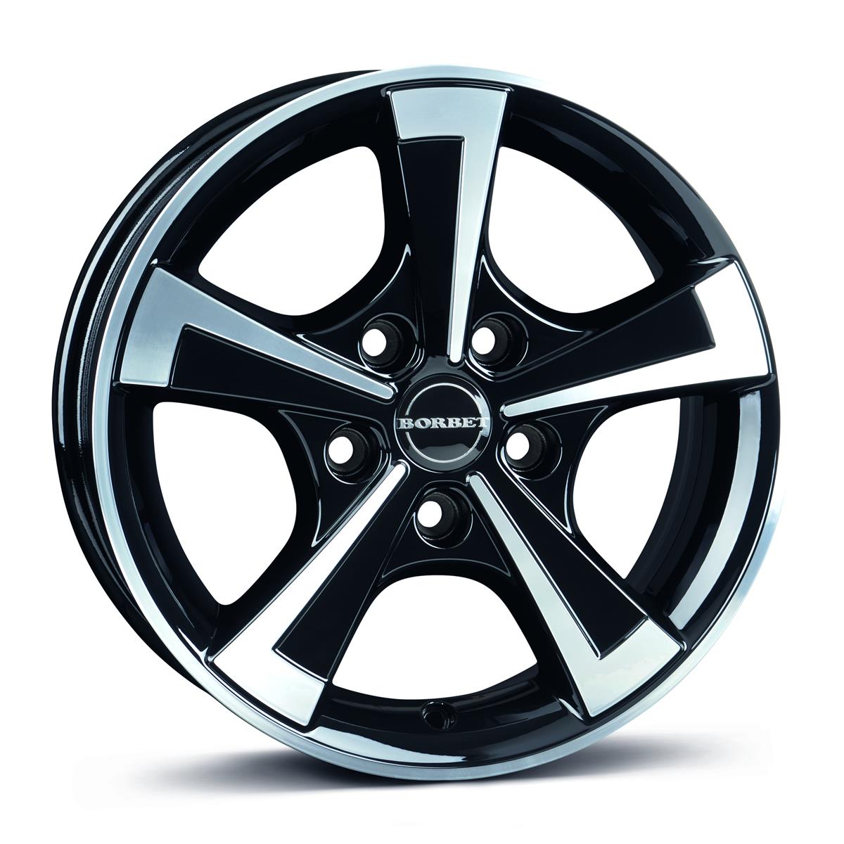 Borbet CWT black polished glossy 6x15 5x112 ET30 CB66,6 60° 1100 kg 497745 – tootefoto