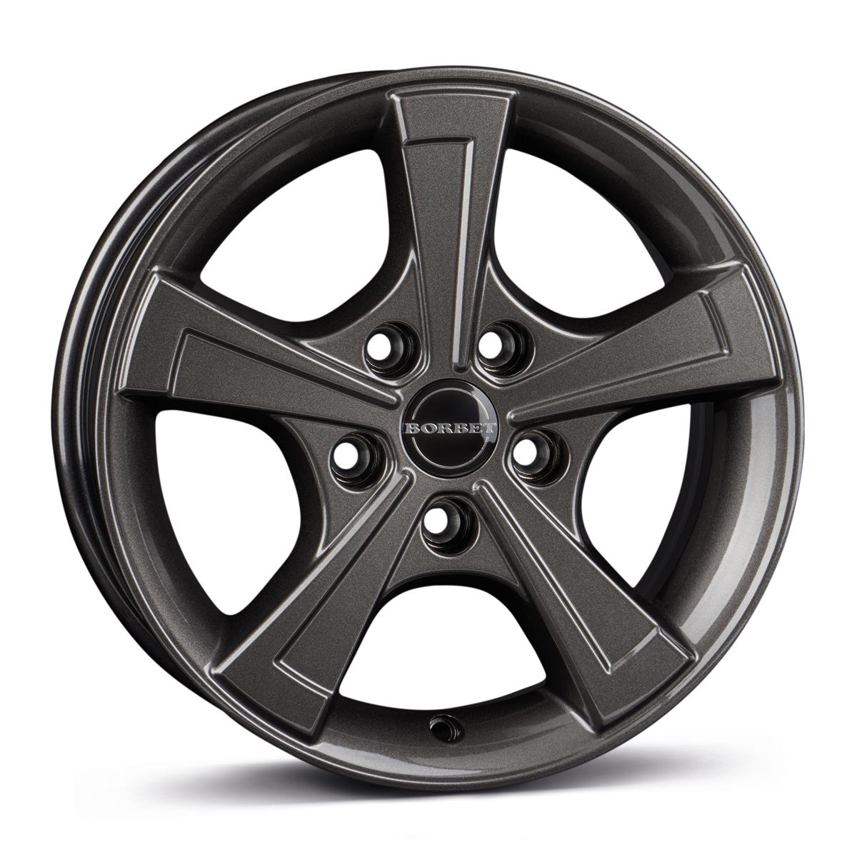 Borbet CWT mistral anthracite glossy 6x15 5x112 ET30 CB66,6 60° 1100 kg 497746 – tootefoto