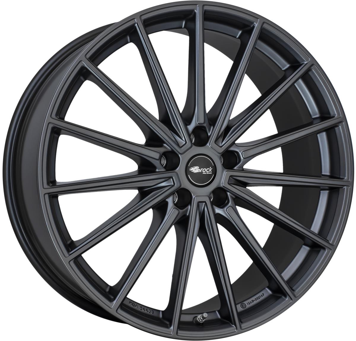 Brock B43 Cosmic Grey Matt (CGM) 10x20 5x112 ET19 CB66,6 60° 1050 kg 369377 – tootefoto
