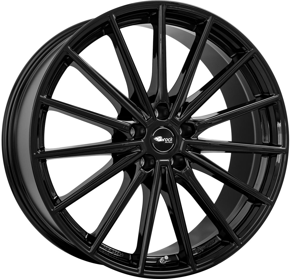Brock B43 Schwarz Glanz (SG) 10x20 5x112 ET48 CB66,6 R14 1050 kg 369476 – tootefoto