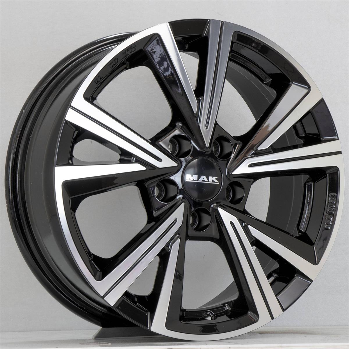 MAK Qvarz Black Mirror 6x16 5x100 ET35 CB57,1 R13 650 kg F6060QZBM35PEX – tootefoto