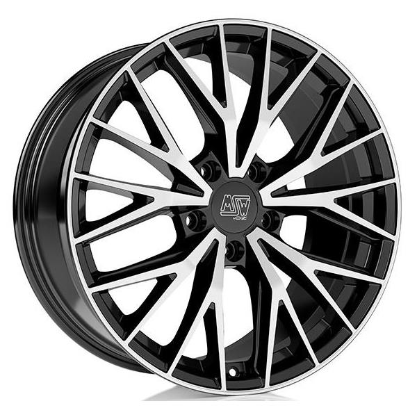MSW 44 Gloss Black Full Polished 10x20 5x130 ET49 CB66,6 R14 950 kg W19418002T56 – tootefoto