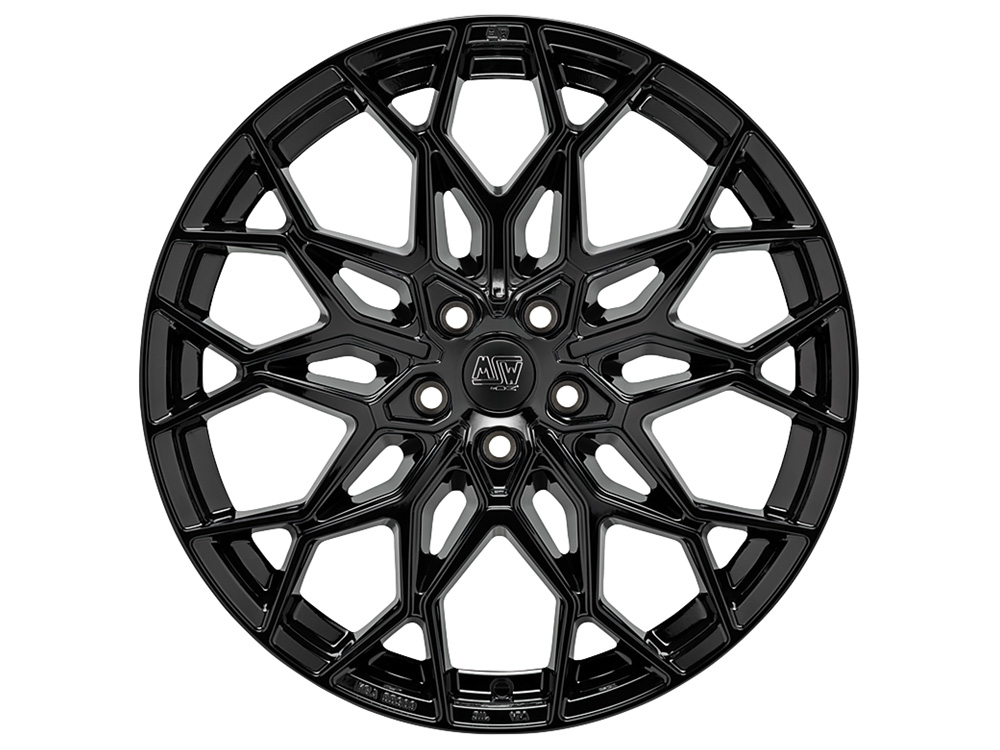 MSW 51 Gloss Black 10x20 5x132 ET28 CB66,6 60° 1050 kg W19431005C5 – tootefoto