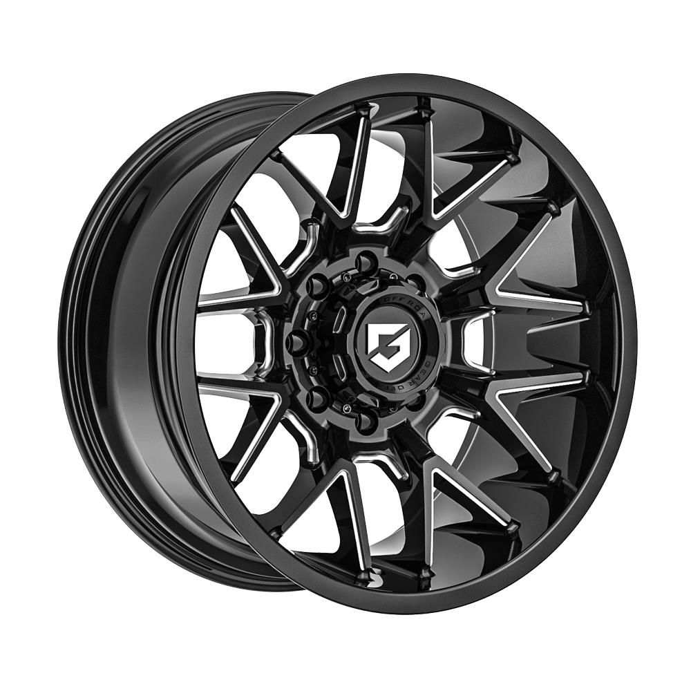 Gear Off Road 768 Primacy Glossy Black Milled 10x20 6x139.7 ET-19 CB106,1 (PCD2: 6x135) 60° 1000 kg RF20452 – tootefoto