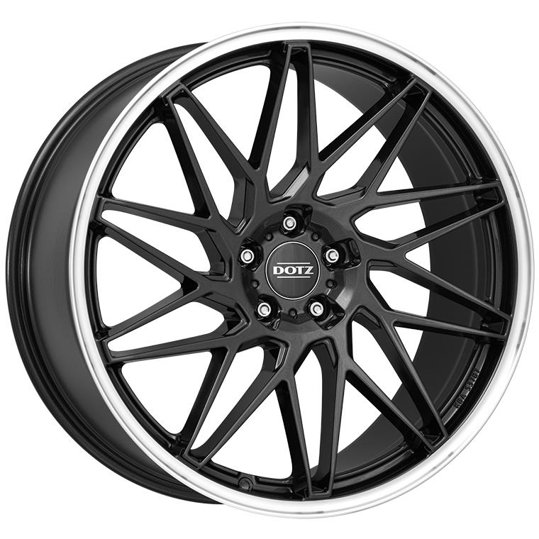 Dotz Tanaka dark Gunmetal/polished lip 10x20 5x112 ET40 CB70,1 60° 750 kg OTA0P8FL40 – tootefoto