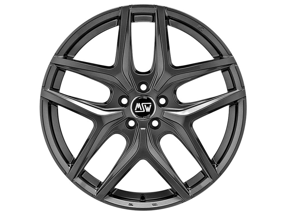 MSW 40 Gloss Gun Metal 10x20 5x110 ET41 CB65,1 60° 950 kg W19315001GC – tootefoto