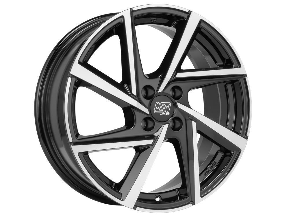 MSW 80-4 Gloss Black Full Polished 6x15 4x100 ET45 CB63,3 60° 580 kg W19384502T56 – tootefoto