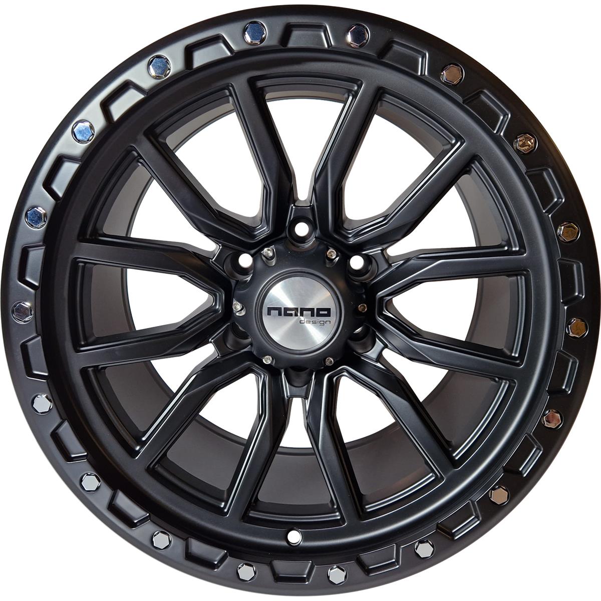 Nano Y0156 Full Matt Black 10x18 6x139.7 ET-18 CB110.1 60° 955 kg BKY0156MB-639-810-18 – tootefoto
