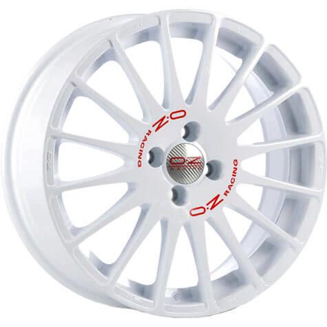 OZ Racing Superturismo WRC Race White Red Lettering 6x14 4x100 ET36 CB68,1 60° 480 kg W01904200W33 – tootefoto