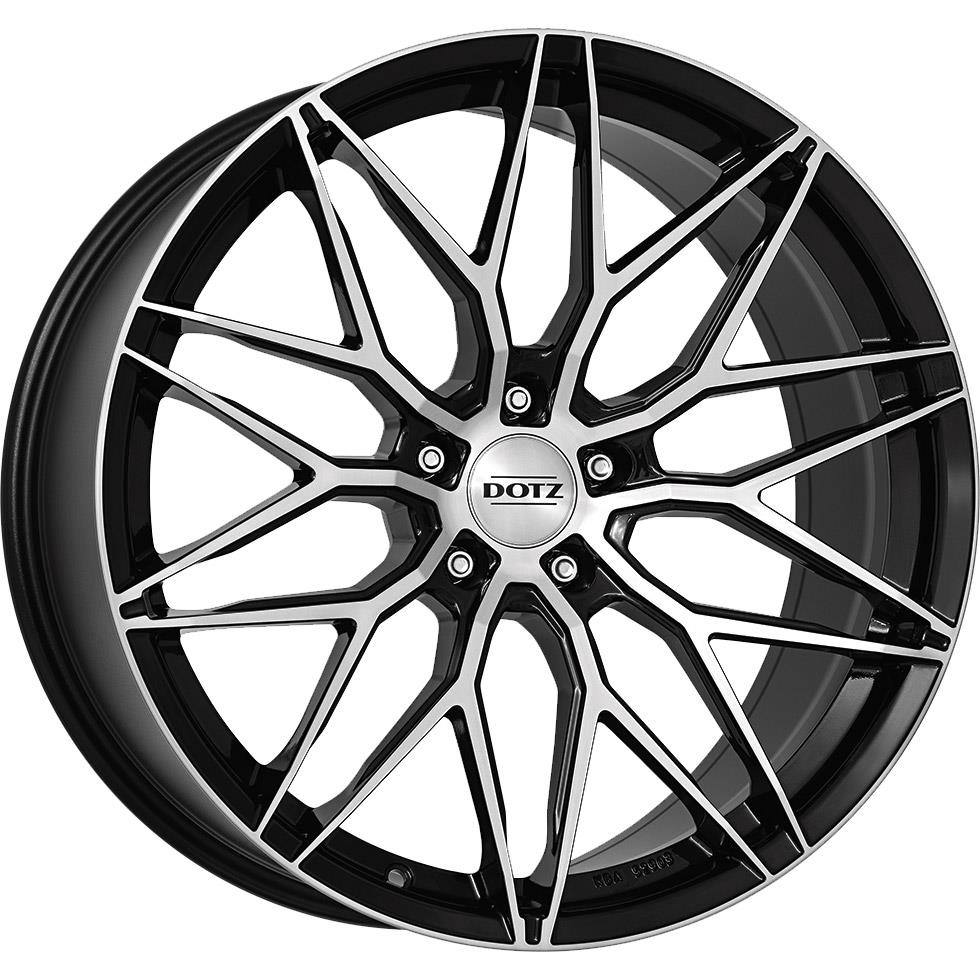 Dotz Suzuka dark Black/polished 10x20 5x112 ET28 CB70,1 DEMO 60° 740 kg OSU0P8BP28-DEMO – tootefoto