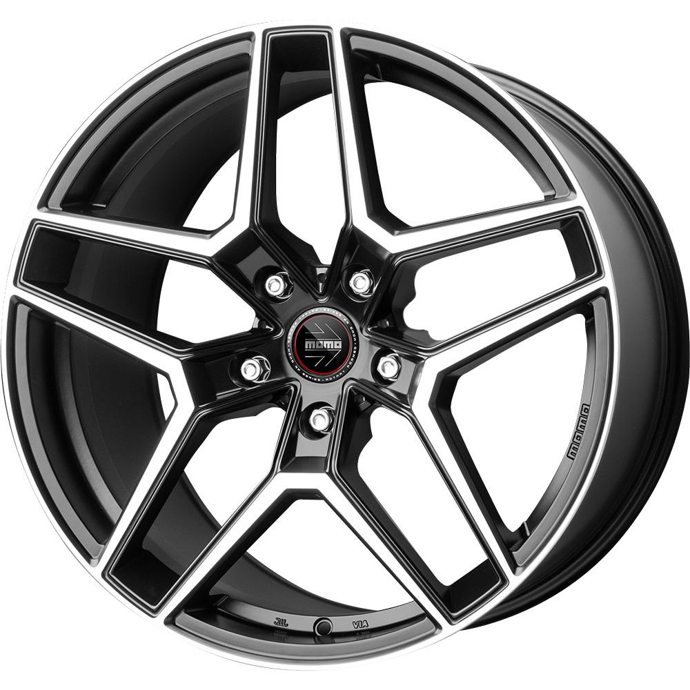 Momo RF-06 Matt Black Polished 10x20 5x112 ET20 CB66,6 60° 740 kg WR62E10020266 – tootefoto