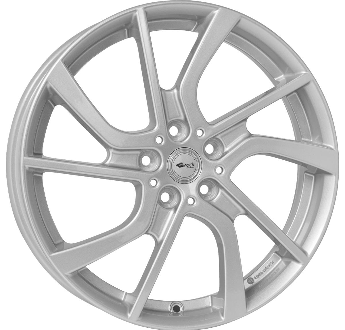 Brock eB1 Kristallsilber (KS) 5x19 5x112 ET28 CB66,6 60° 520 kg 331350 – tootefoto