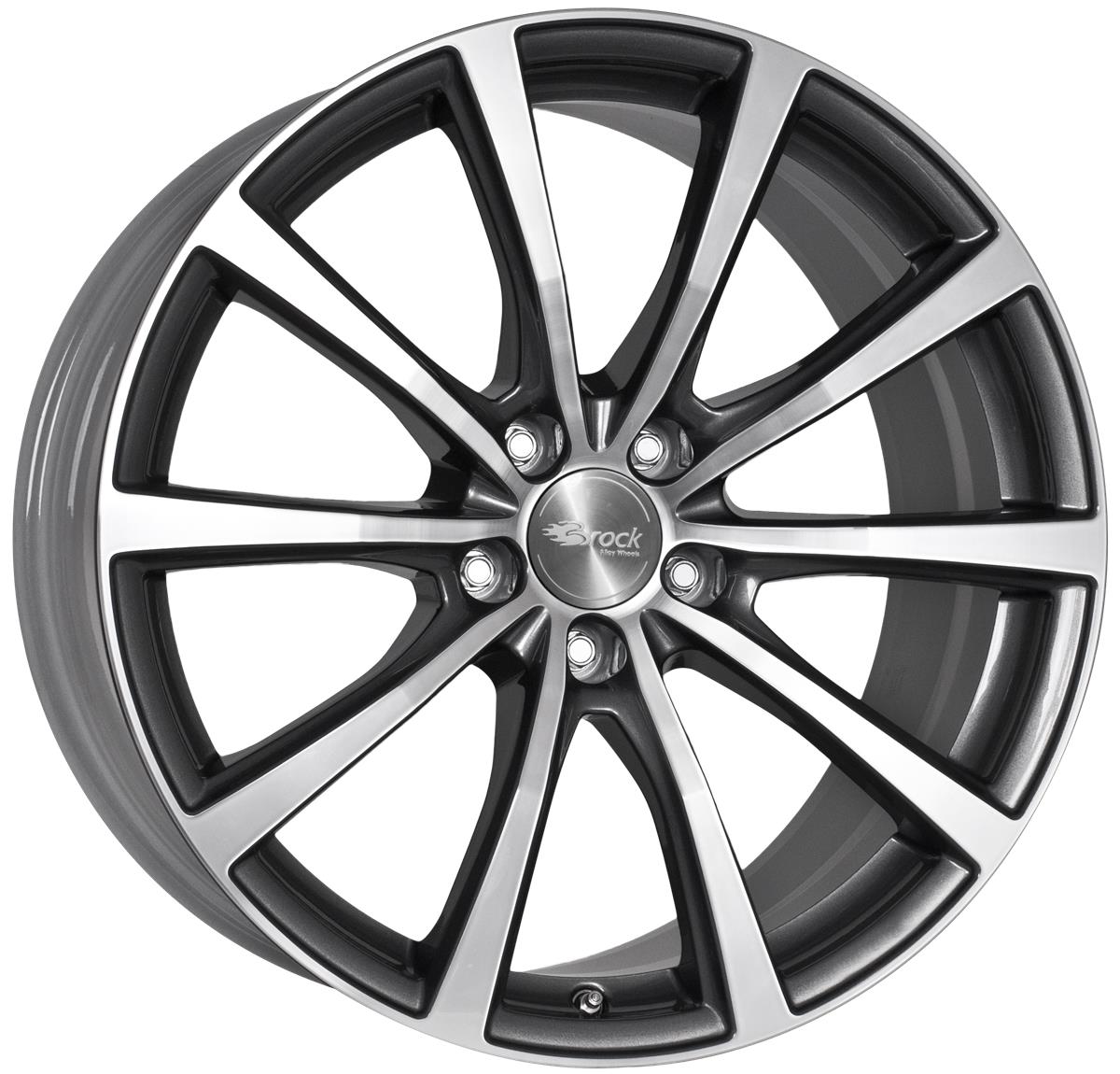 Brock B32 Himalaya Grey Voll-Poliert (HGVP) 11x20 5x130 ET70 CB71,6 R14 700 kg 461952 – tootefoto