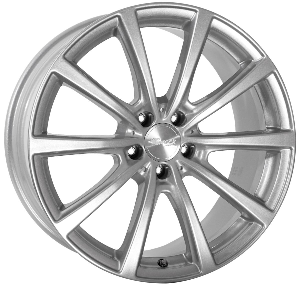 Brock B32 Kristallsilber (KS) 11x19 5x130 ET69 CB71,6 R14 700 kg 303647 – tootefoto