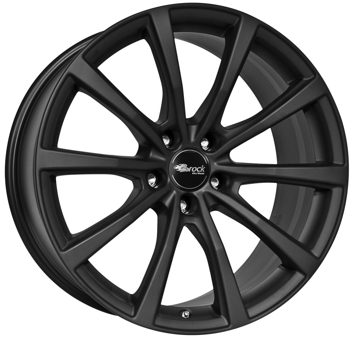 Brock B32 Schwarz Klar Matt (SKM) 11x20 5x130 ET57 CB71,6 R14 700 kg 460689 – tootefoto