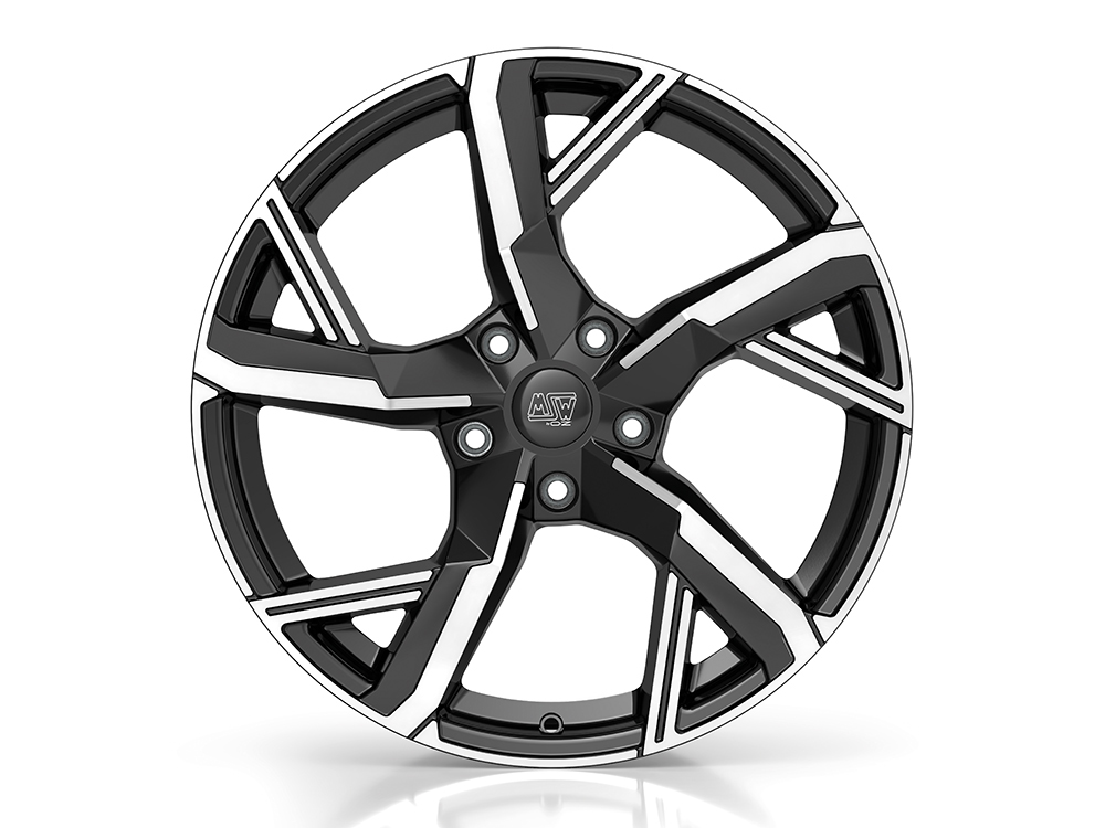 MSW 54 Gloss Black Full Polished 10x20 5x112 ET19 CB73,0 60° 950 kg W19491500T56 – tootefoto